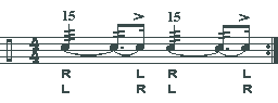 Fifteen-Stroke Roll