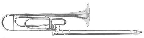 Thein contrabass trombone with standard slide