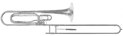 Thein contrabass trombone in F/Bb/Eb with long F slide