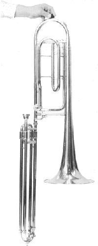 Thein contrabass trombone in EEb/BBb built for Dick Tyack