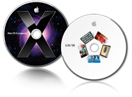 iLife and Mac OS X installer discs