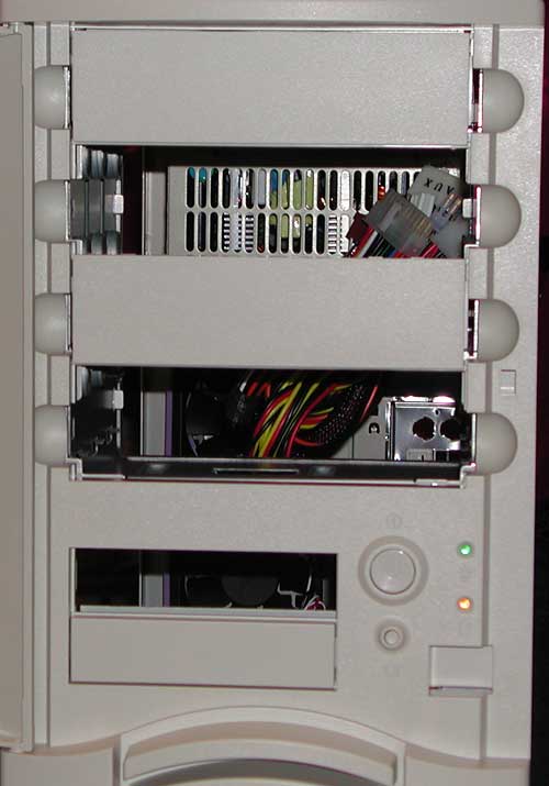 front of case with blanks removed