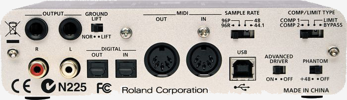 Ediro rOLAND Audio-MIDI Interface DannyChesnut.com