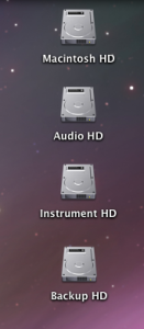 Close up the computer. When you start up the machine, the hard drives you've added should show up on the desktop, or the operating system should tell you that the new drives need to be initialized.