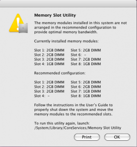 Memory Slot Utility Memory Slot Utility