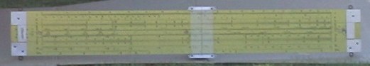 7 foot slide rule